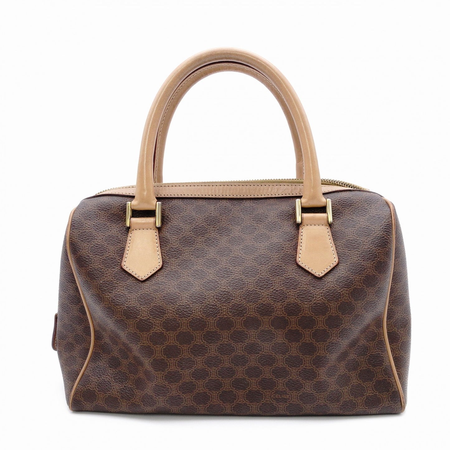 CELINE Macadam Handbag PVC Leather Vintage