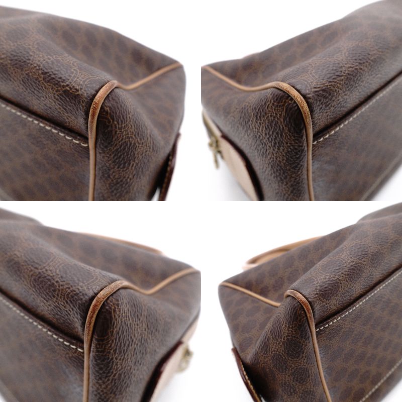 CELINE Macadam Handbag PVC Leather Vintage