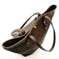 LOUIS VUITTON Citadelle PM Tote Bag Brown Monogram Ombre Implant Leather Brown Gold Hardware 7-10-043