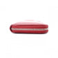 CHANEL Coco Logo Long Wallet, Leather, Red, Silver Hardware, CC Logo