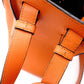 LOEWE Hammock Small Shoulder Bag, Leather, Orange, 2-Way Crossbody, Anagram