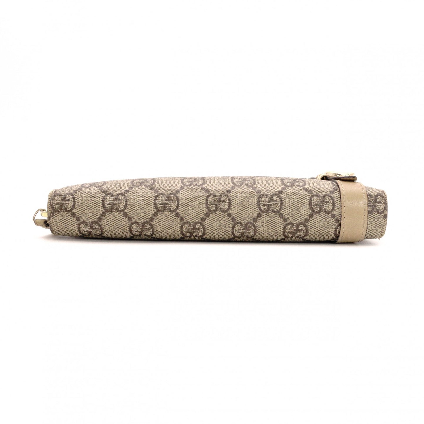 GUCCI GG Supreme Long Wallet, PVC Leather, Beige