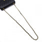 CHANEL Matelassé Shoulder Bag Leather Black Gold Hardware