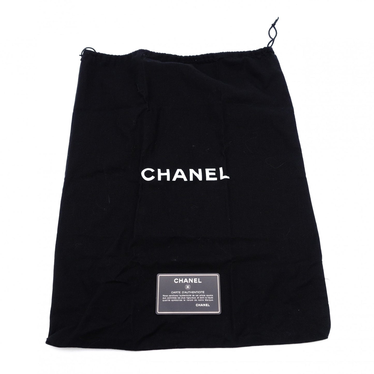 CHANEL Matelassé Shoulder Bag Leather Black Gold Hardware