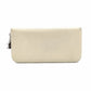 CHANEL Long Wallet Leather Off-White Wallet