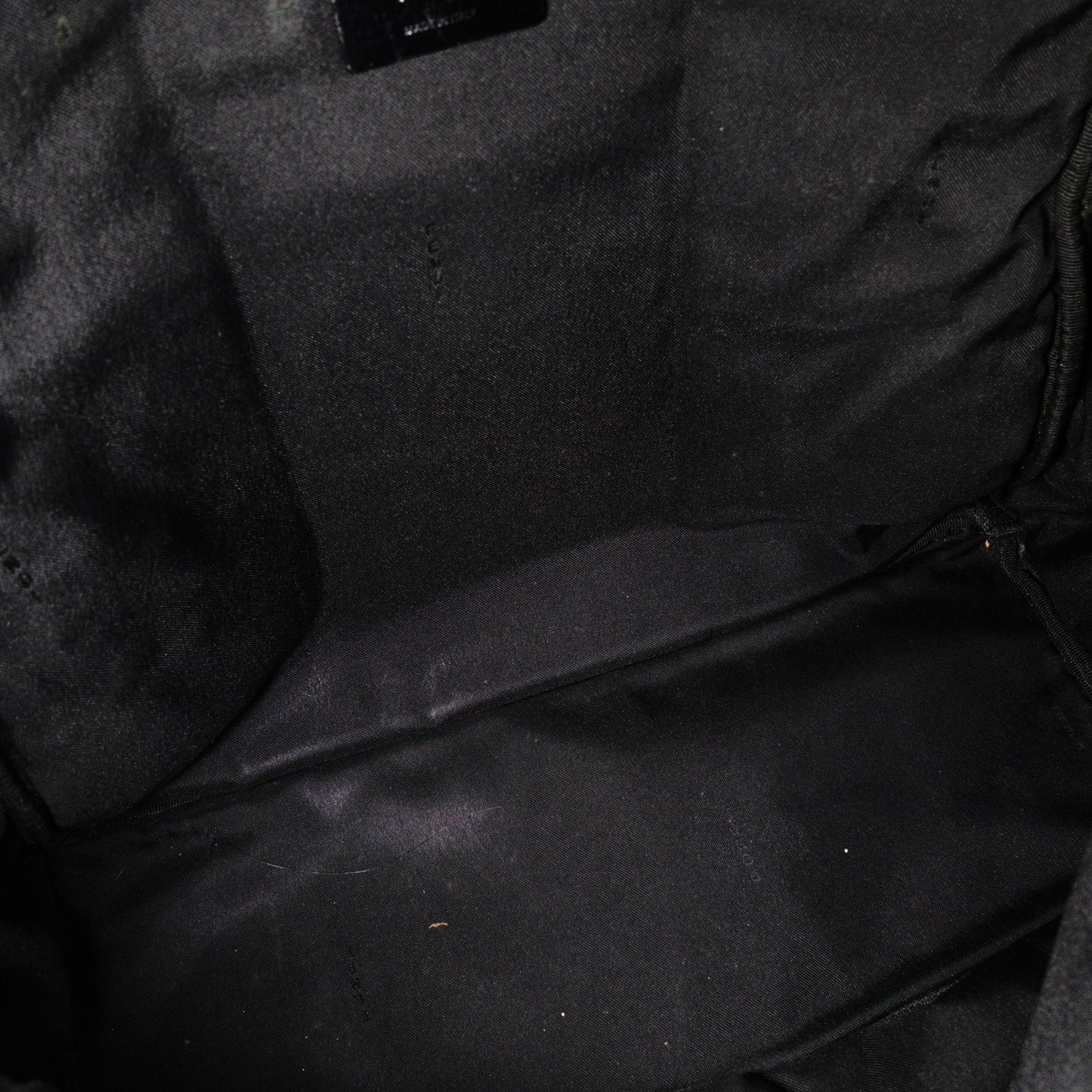 FENDI Bags Bugs Monster Backpack, Daypack, Leather/Nylon, Black, Logo