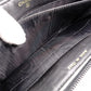 CHANEL Caviar Skin Coco Logo Long Wallet, Leather, Black, CC Logo