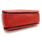 MIU MIU Madras Satchel Handbag Red Leather 2-Way Gold Hardware Shoulder 7-9-633