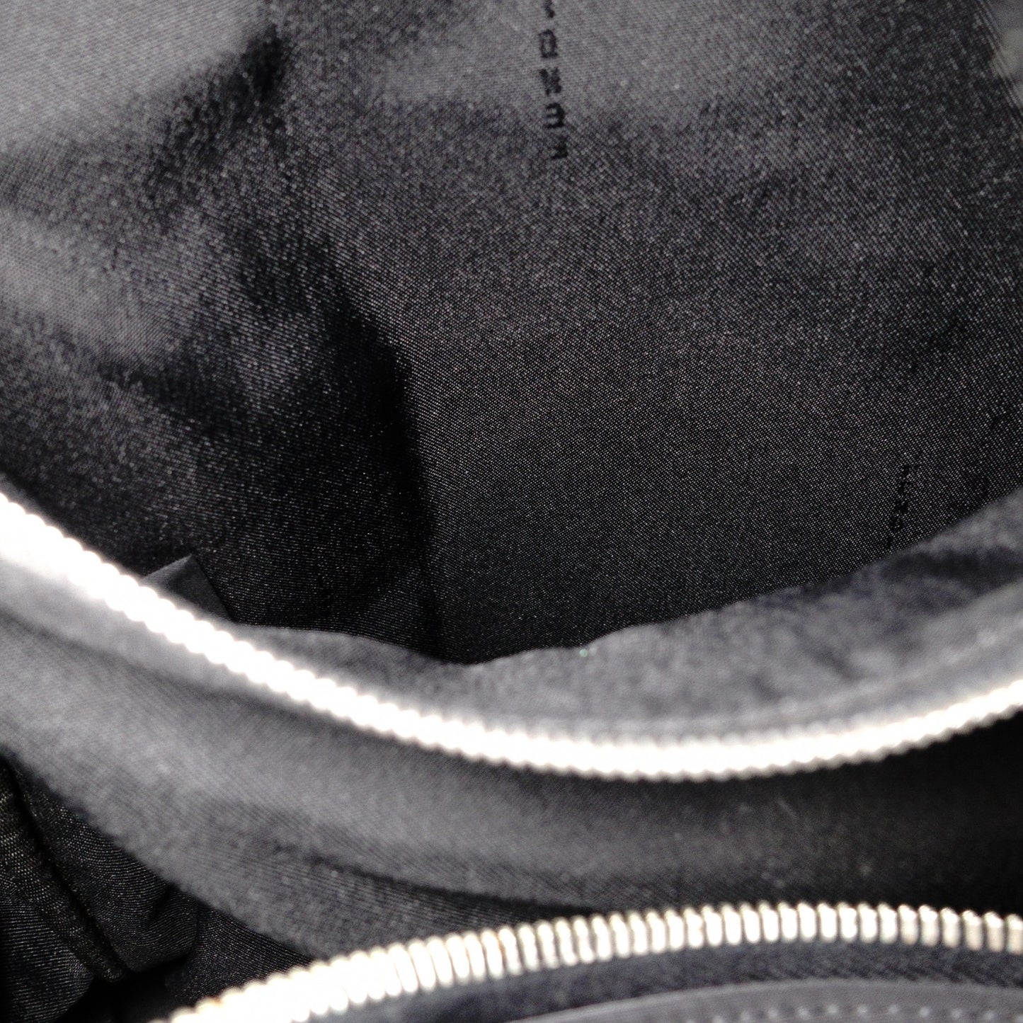 FENDI Bags Bugs Monster Backpack, Daypack, Leather/Nylon, Black, Logo