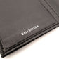 Balenciaga Passport Case Black BB Logo Black Leather Notebook Cover 7-10-883