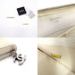 CHANEL Long Wallet Leather Off-White Wallet
