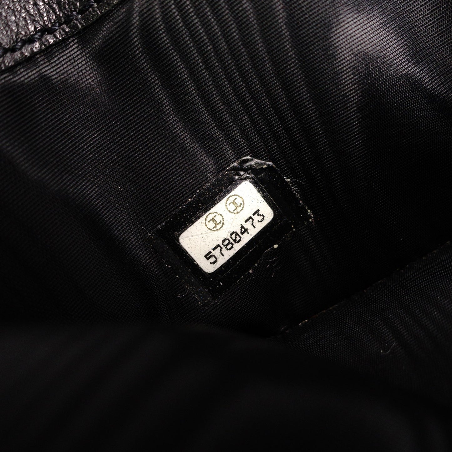CHANEL Caviar Skin Coco Logo Long Wallet, Leather, Black, CC Logo