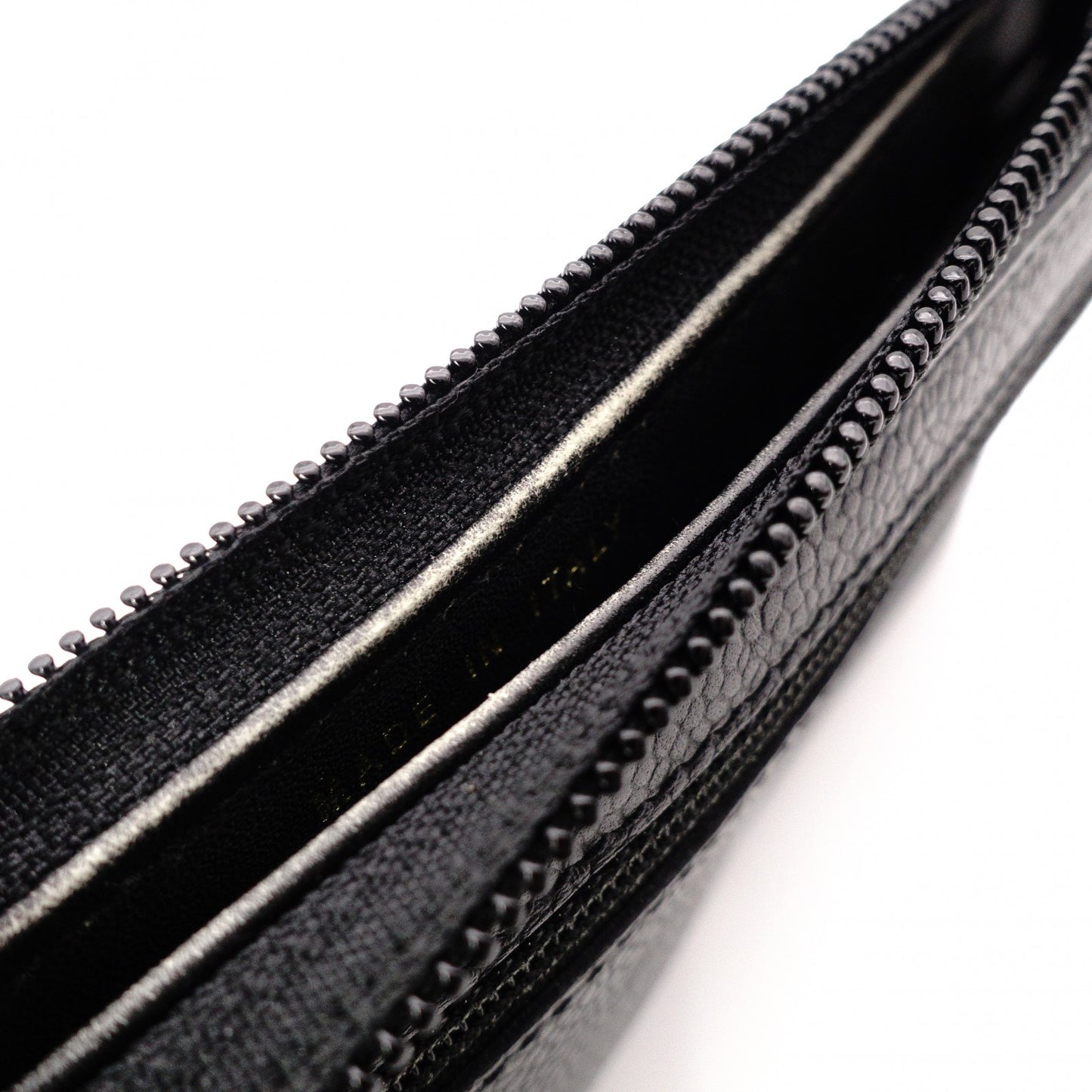 CHANEL Caviar Skin Coco Logo Long Wallet, Leather, Black, CC Logo