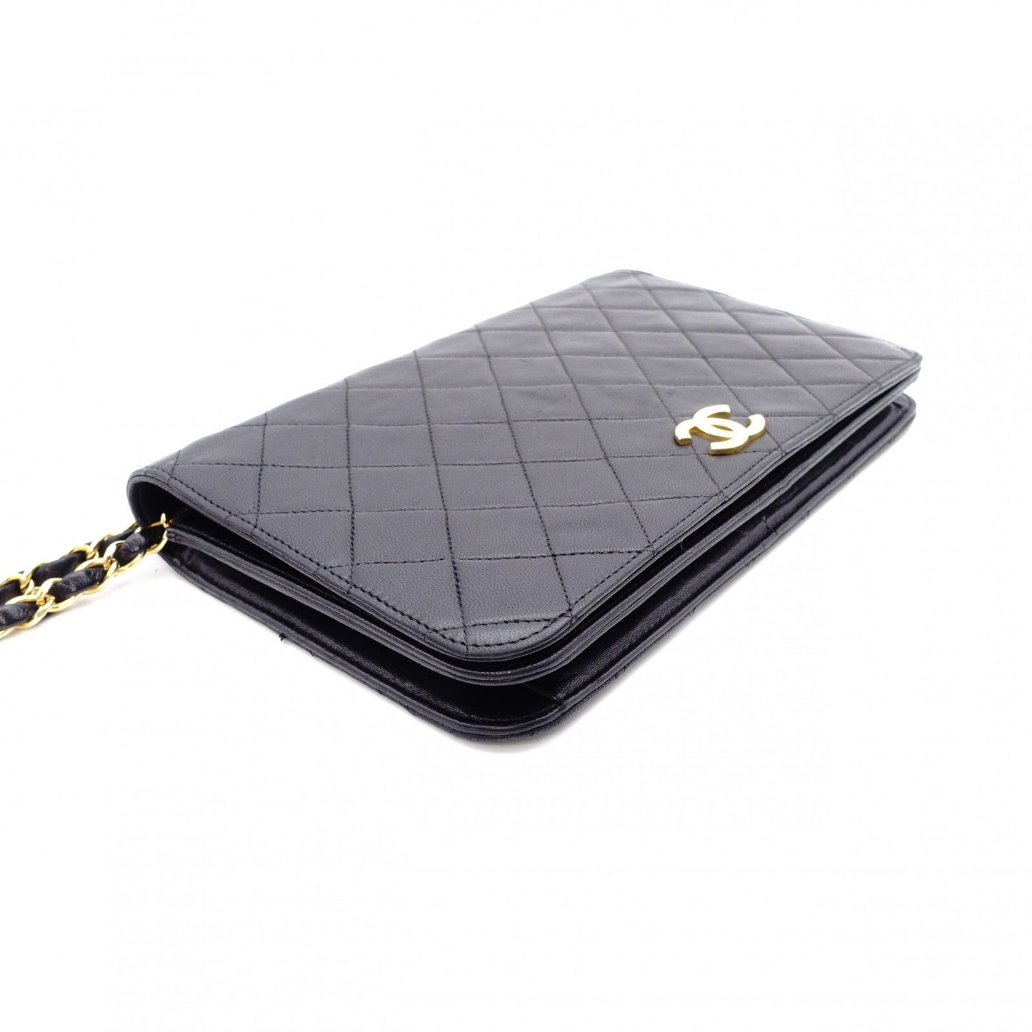 CHANEL シャネル マトラッセ ショルダーバッグ レザー ブラック【中古】 レディース