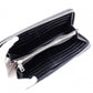 SAINT LAURENT Cassandra Long Wallet, Leather, Black, YSL Logo, Silver Hardware