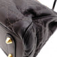 Christian Dior Cannage Lady Dior Handbag, Leather, Black, 2-Way, Gold Hardware