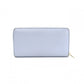 GUCCI Zumi Long Wallet, Leather, Blue, Gold Hardware