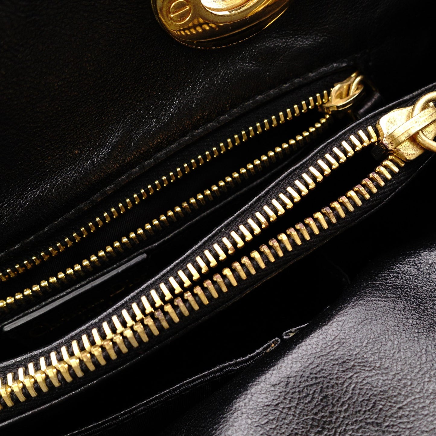 Christian Dior Cannage Lady Dior Handbag, Leather, Black, 2-Way, Gold Hardware