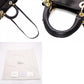 Christian Dior Cannage Lady Dior Handbag, Leather, Black, 2-Way, Gold Hardware
