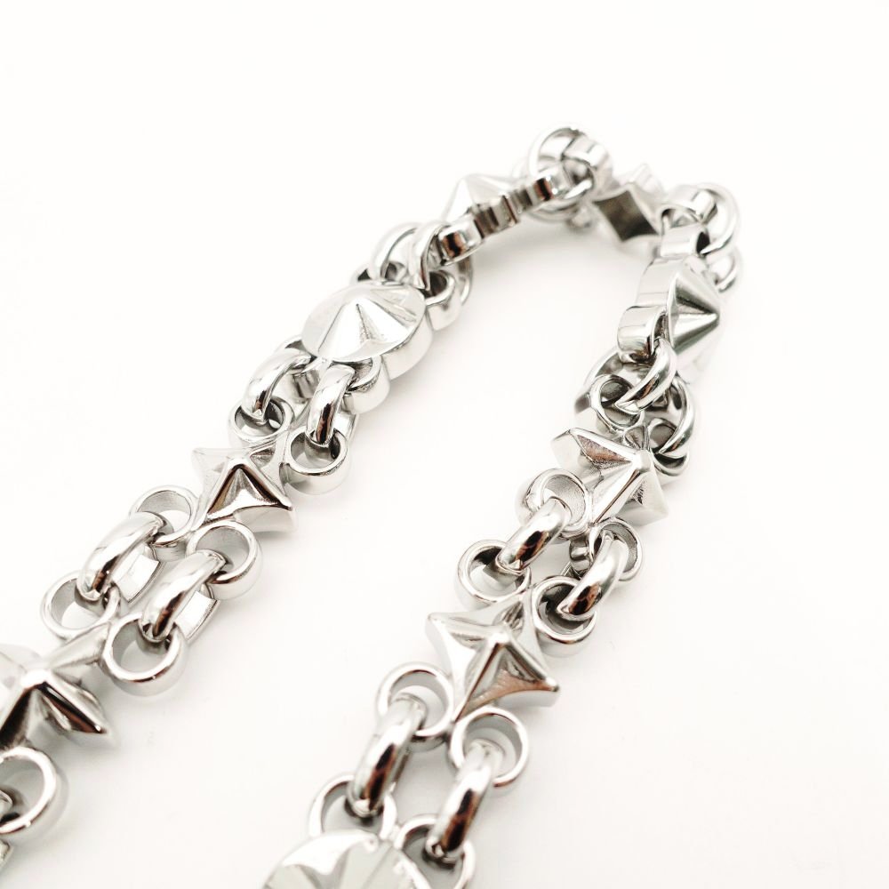 Unused Louis Vuitton LOUIS VUITTON Dauphine Accessory Strap Silver Stainless Steel Men's 7-10-742