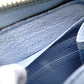 GUCCI Zumi Long Wallet, Leather, Blue, Gold Hardware