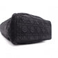 Christian Dior Lady Dior Handbag, Nylon, Black, 2-Way, Gold Hardware