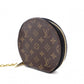 LOUIS VUITTON Monogram Canvas Coin Case Black
