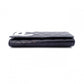 CHANEL Lambskin Cambon Line Long Wallet, Leather, Black, Silver, CC Logo