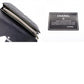 CHANEL Lambskin Cambon Line Long Wallet, Leather, Black, Silver, CC Logo