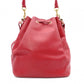 SAINT LAURENT Emmanuel 2-Way Shoulder Bag, Leather, Red, Women's