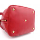 SAINT LAURENT Emmanuel 2-Way Shoulder Bag, Leather, Red, Women's