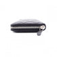 CHANEL Caviar Skin Matelassé Long Wallet, Leather, Black, CC Logo, Silver Hardware