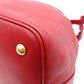 SAINT LAURENT Emmanuel 2-Way Shoulder Bag, Leather, Red, Women's