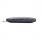 CHANEL Caviar Skin Matelassé Long Wallet, Leather, Black, CC Logo, Silver Hardware