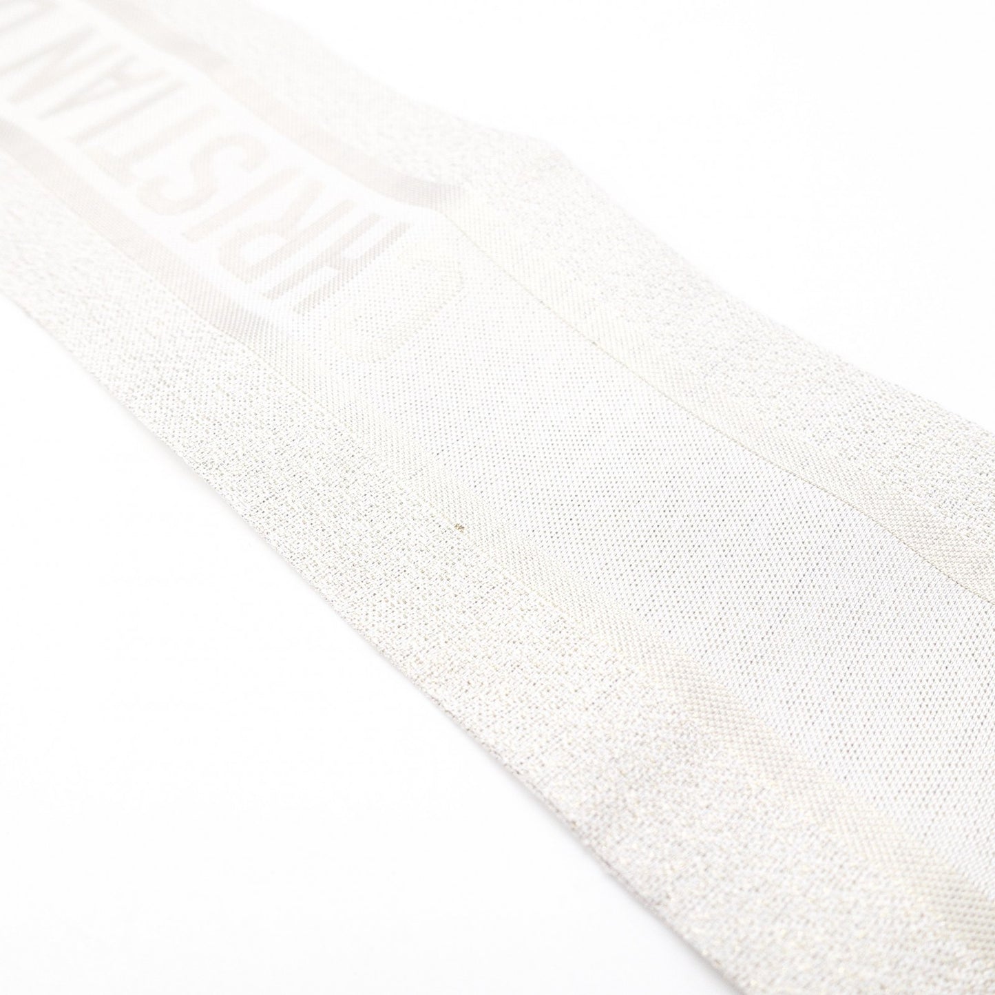Christian Dior Silk Scarf Silver
