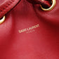 SAINT LAURENT Emmanuel 2-Way Shoulder Bag, Leather, Red, Women's