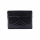 GUCCI Marmont Card Case Leather Black Men's