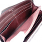 CHANEL Caviar Skin Matelassé Long Wallet, Leather, Black, CC Logo, Silver Hardware