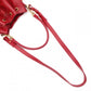 SAINT LAURENT Emmanuel 2-Way Shoulder Bag, Leather, Red, Women's