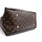 LOUIS VUITTON Artsy MM Monogram Canvas Shoulder Bag, Leather and PVC, Brown