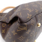 LOUIS VUITTON Artsy MM Monogram Canvas Shoulder Bag, Leather and PVC, Brown