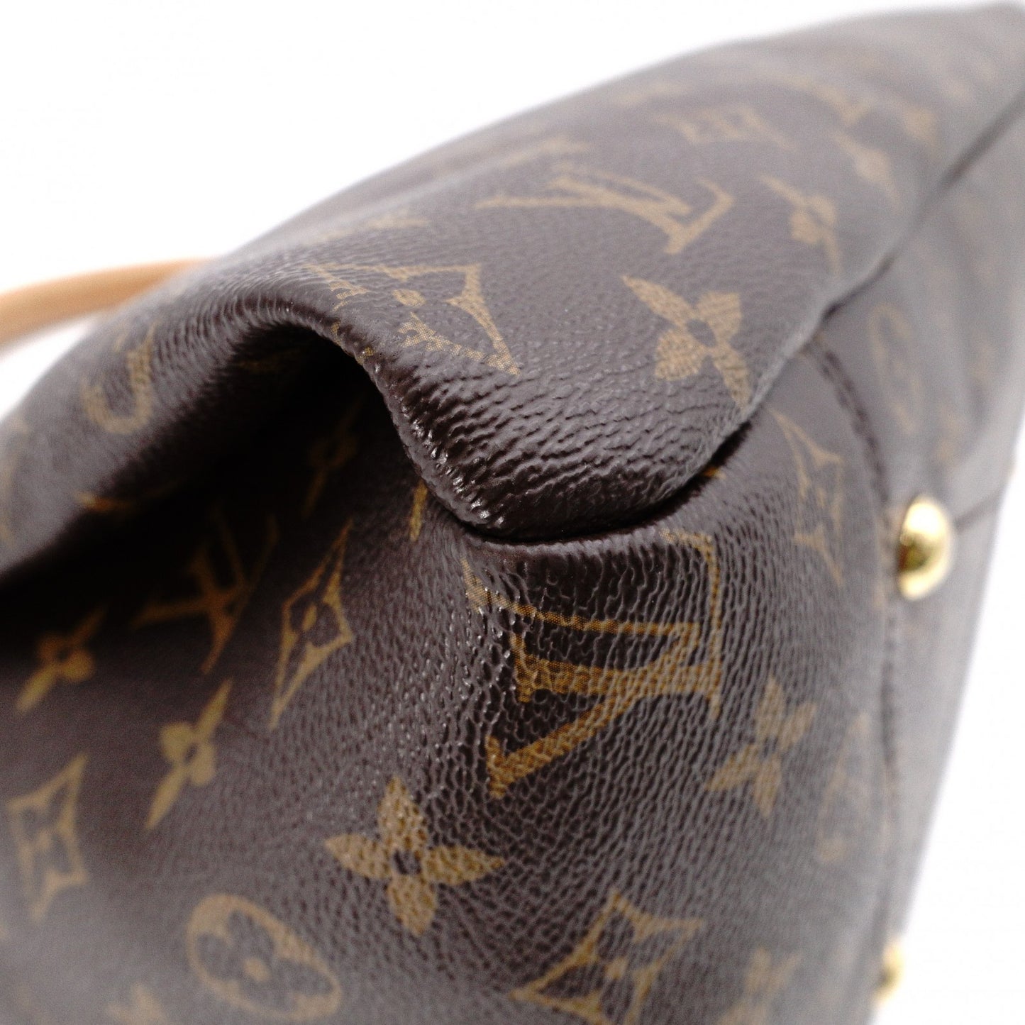 LOUIS VUITTON Artsy MM Monogram Canvas Shoulder Bag, Leather and PVC, Brown