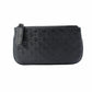Gucci Shima Coin Case Leather Black Men's