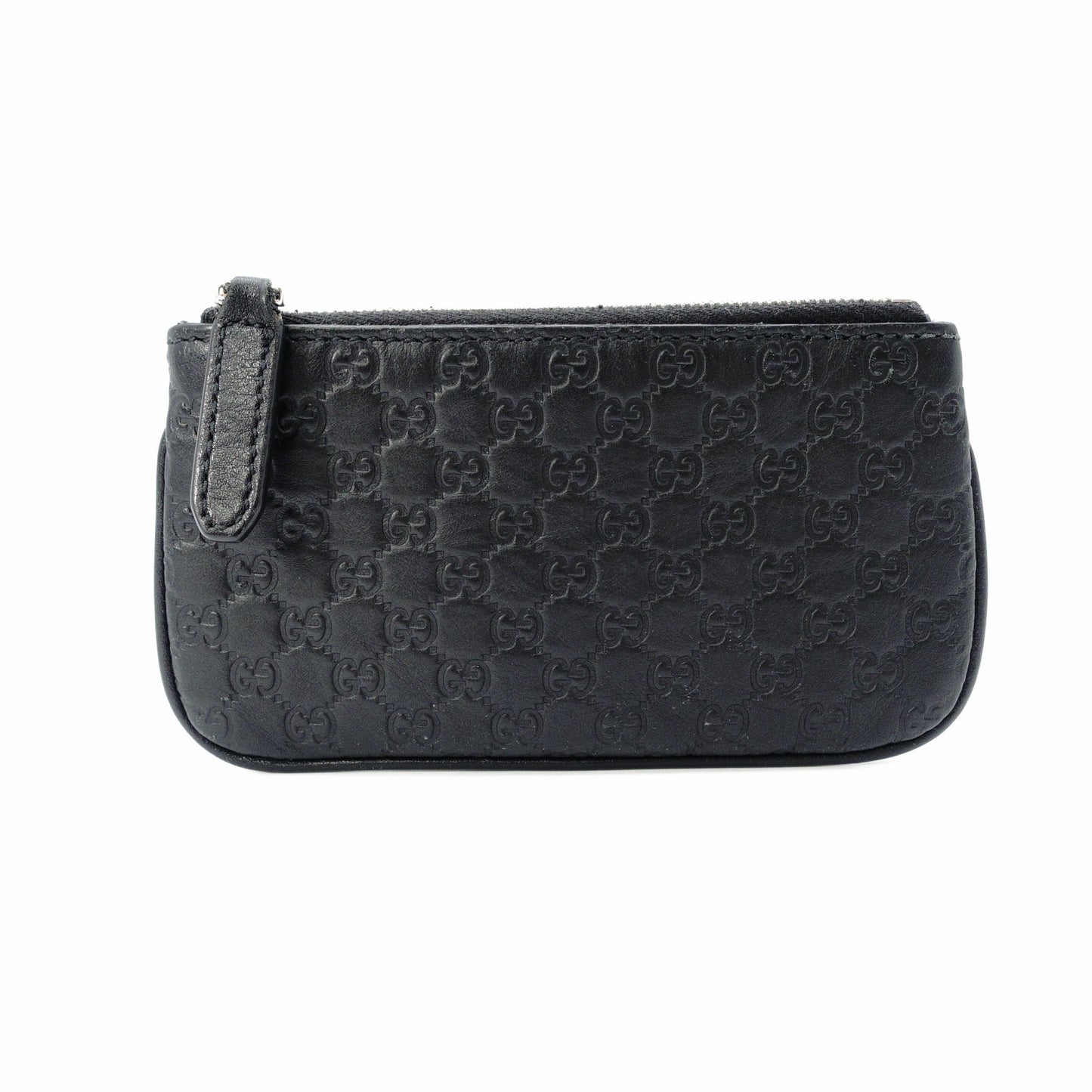 Gucci Shima Coin Case Leather Black Men's