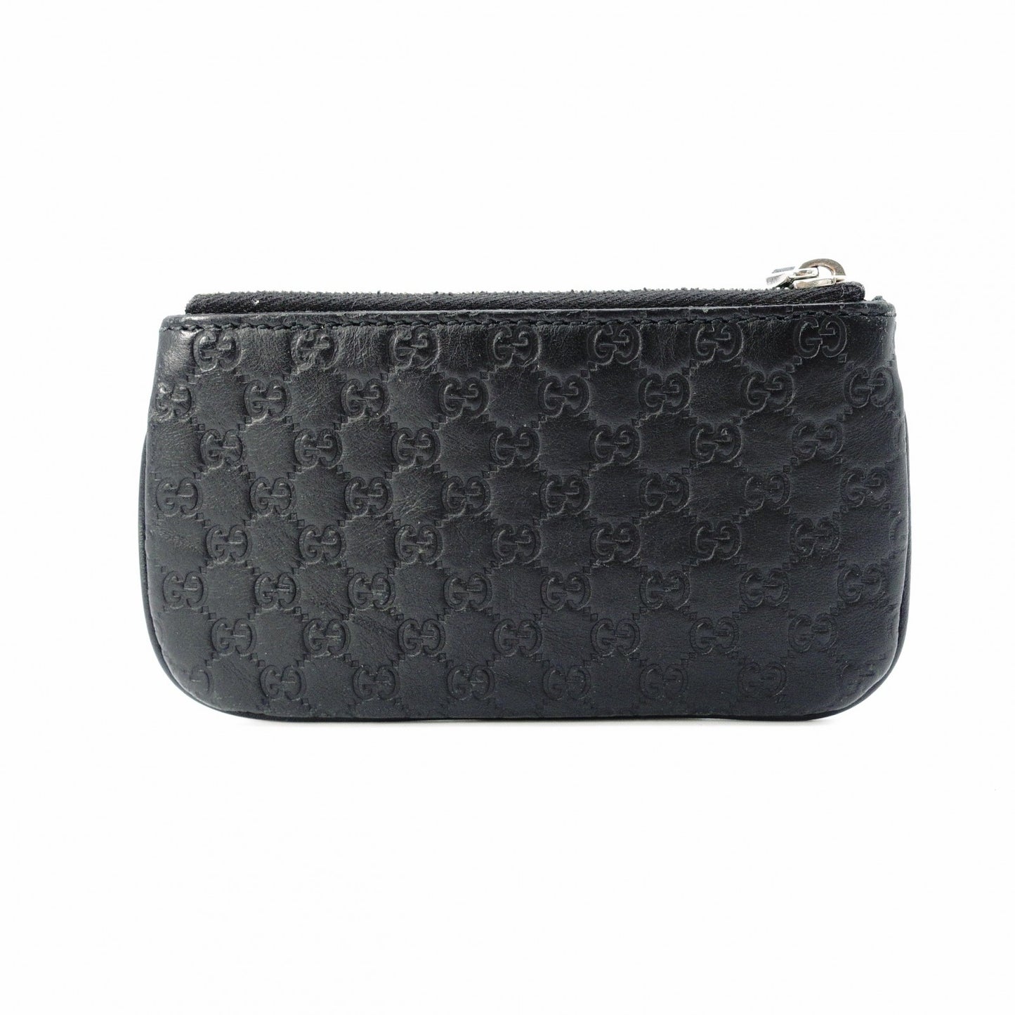Gucci Shima Coin Case Leather Black Men's