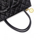 CHANEL Tote, Tote Bag, Leather, Black, Gold Hardware, Shoulder Strap, Vintage