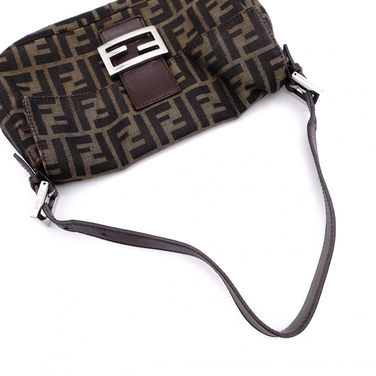 FENDI Mamma Bucket Zucca Shoulder Bag Canvas