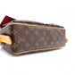 LOUIS VUITTON Vivacité MM Monogram Canvas Shoulder Bag, Leather and PVC, Brown