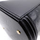 LOUIS VUITTON Cannes Vernis Shoulder Bag Patent Leather Black