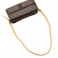 LOUIS VUITTON Vivacité MM Monogram Canvas Shoulder Bag, Leather and PVC, Brown
